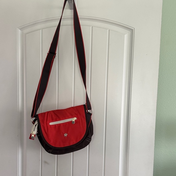 Sherman Red and Black Crossbody Bag - Picture 1 of 6